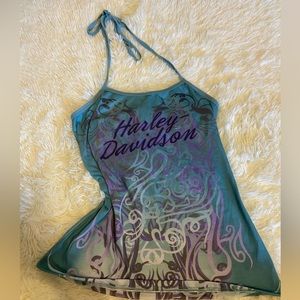 Harley Davidson Halter top size medium!